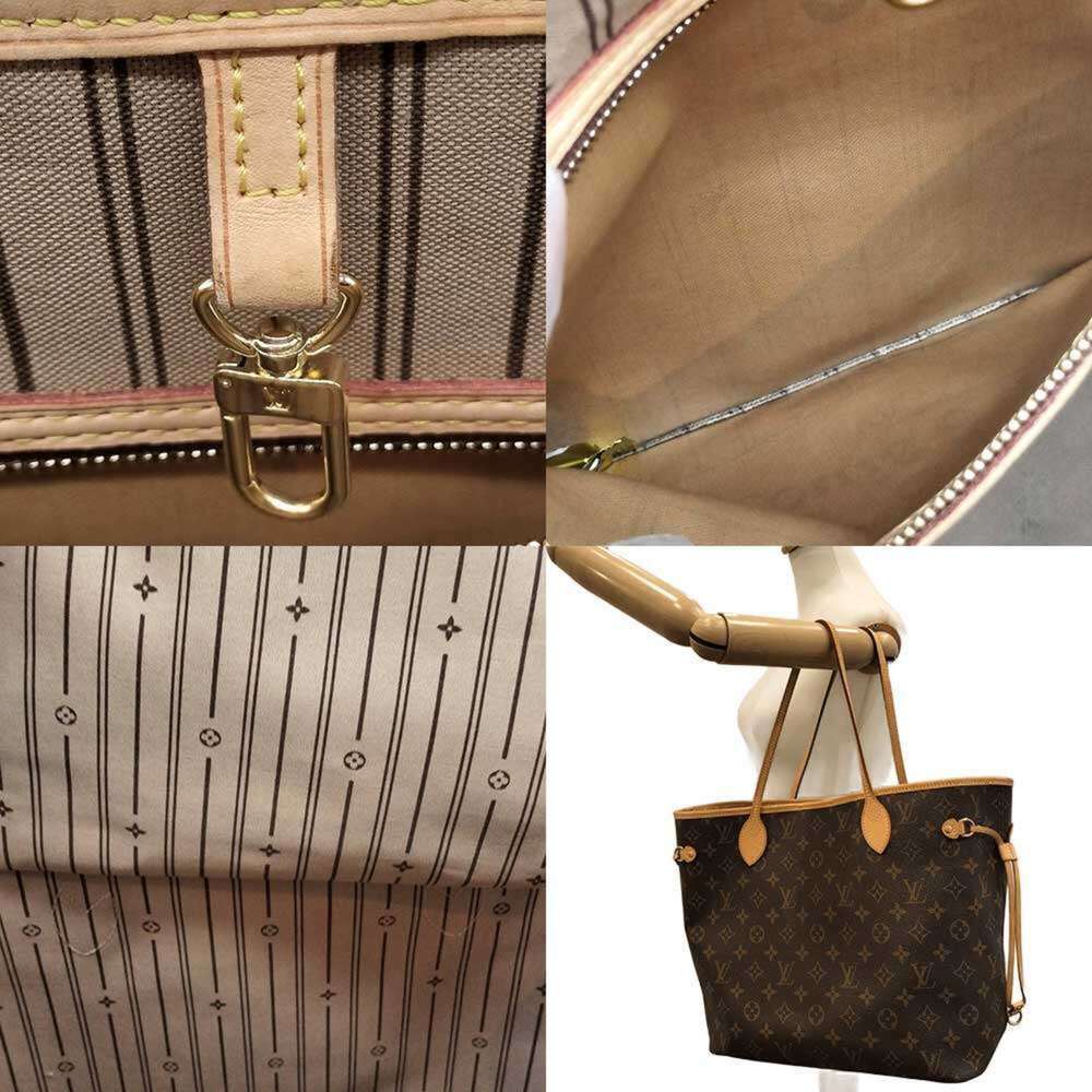 LOUIS VUITTON Brown Monogram Neverfull MM Tote Bag - Picture 6 of 6